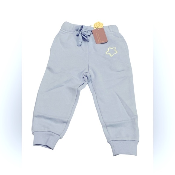 2 for $14 Toddler organic cotton sweatpants serenity blue size 18-24 M - Picture 1 of 2
